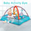 Baby Fitness Rahmen Krabbelspiel Decke Multifunktionale Lernmatte Zaun Krabbeldecke Säuglingsteppich Aufklärungsspielzeug