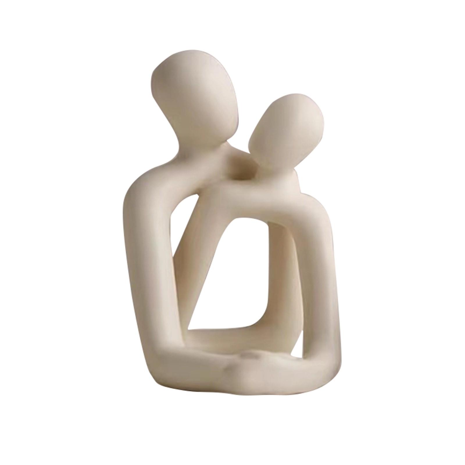 

Новая скульптура любви, подарок на день Святого Валентина, скульптура любви, украшение для дома, поделки из смолы One Size белый