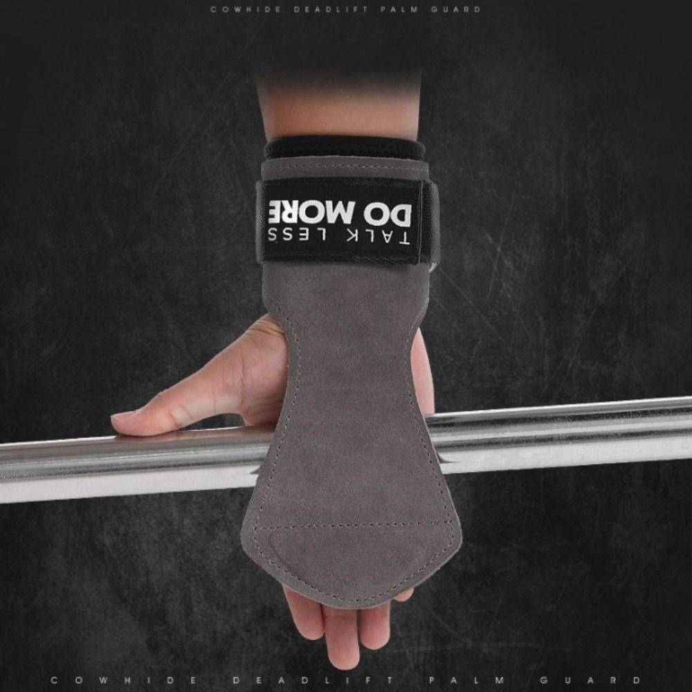 1 Pair Talk Less Do More Sports Wrist Pads Thicken Deadlift Power Straps  Gym/Fitness