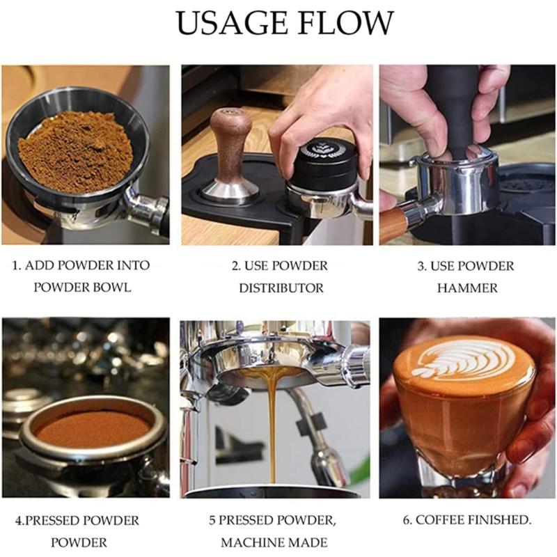 Bottomless Universal Portafilter Coffee Machine Filter Holder Powder Maker Tool