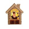 Christmas Wooden Home Decoration Luminous Calendar Table Furnishings Christmas Series Luminous House Christmas Creative Gifts