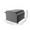 Portable Glute Workout Block | Convenient Side Carry Loops, Padded Top Surface,