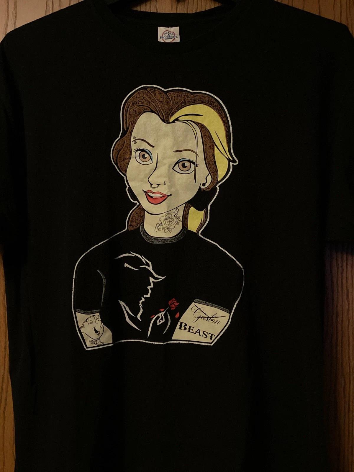 Punk Rock Belle (Beauty & The Beast) (Disney Parody) - Black Shirt - XL - Delta 4XL