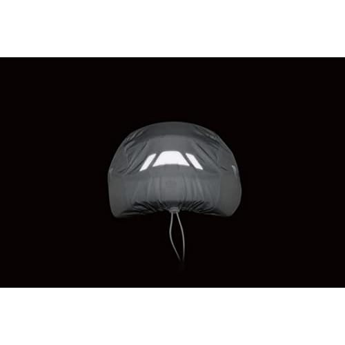 OGK KABUTO Bicycle Helmet Rain Cover Pocketable Color: Light Gray Size: Free Size
