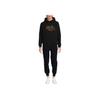 Polo Ralph Lauren Patterned Number Embroidered Hooded Pullover Drop Shoulder Long Sleeve Sweatshirt Men Sweatshirt Black 710926119-001