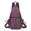Schoolbag Backpack Women's 1011 New Casual Oxford Cloth Dual-purpose Small Backpack Fashion Versatile Foreign Style Women's Crossbody Breast Bag