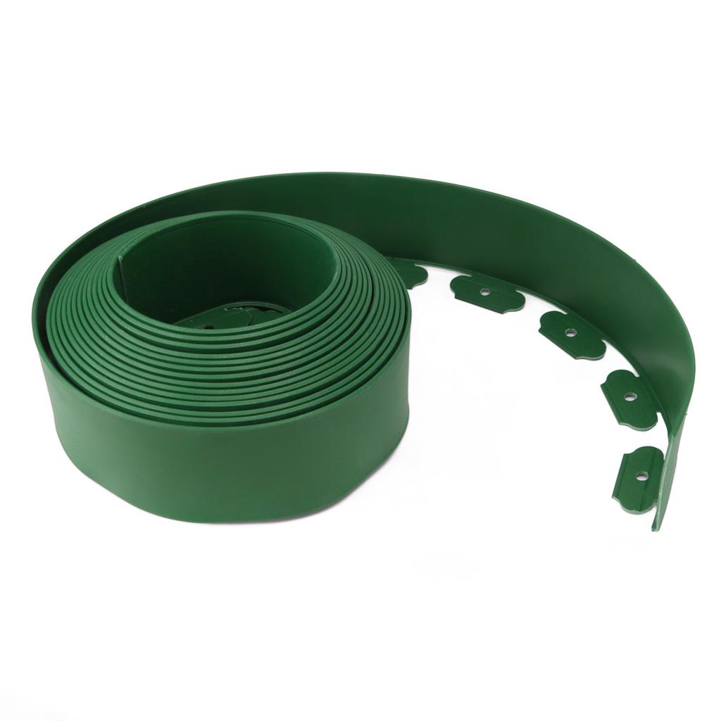 Landscape Edging Kit PE No Dig Tall Wall Garden Border with Stakes for Lawn Flower Bed Grass Yard