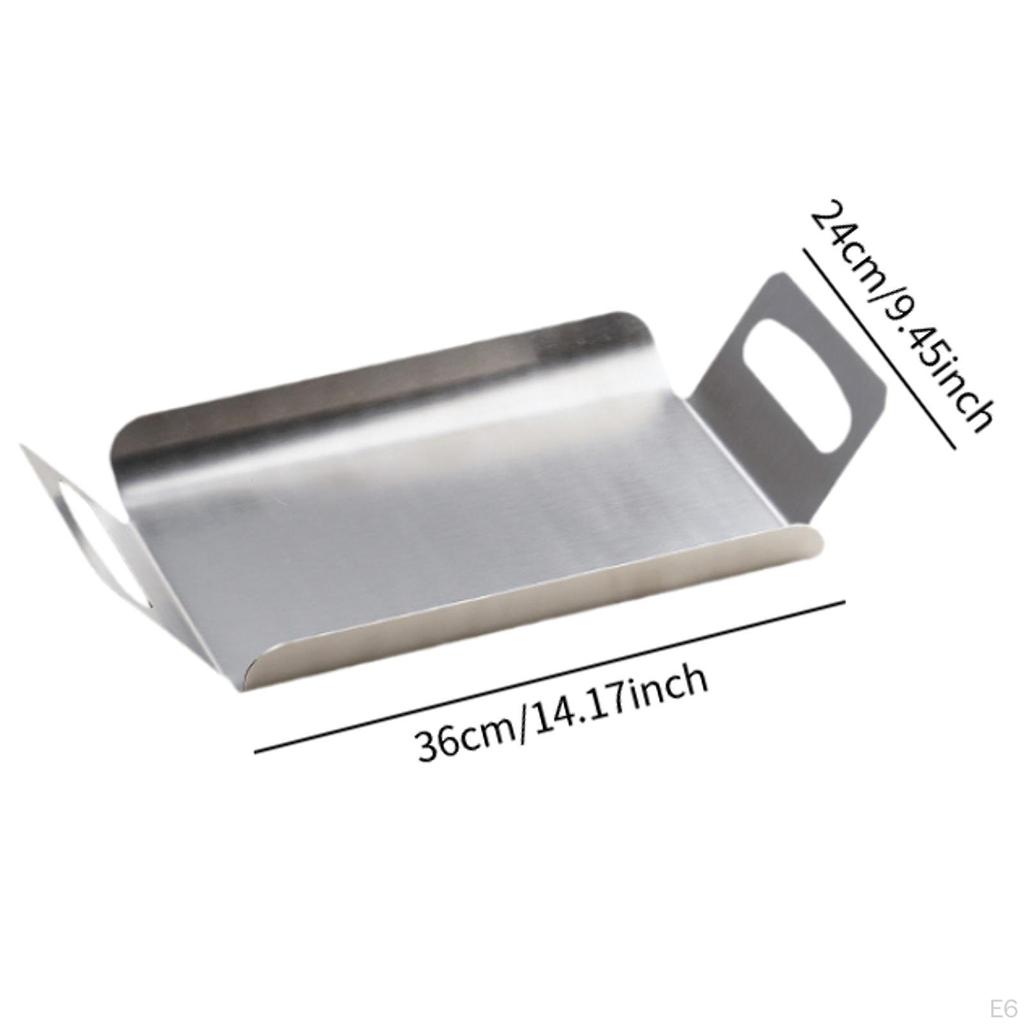 Rectangular Tray for Snacks And Fruits with Handle Kitchen Party Use