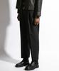 Seuteulaikeu Elegant Two-Pleated Trousers (Black)