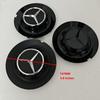 4PCS Aluminum Car Wheel Center Hub Caps for Mercedes-Benz A45S C63S E63S AMG GT GTS C190 Auto Styling Accessories