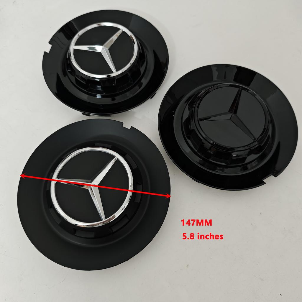 4PCS Aluminum Car Wheel Center Hub Caps for Mercedes-Benz A45S C63S E63S AMG GT GTS C190 Auto Styling Accessories