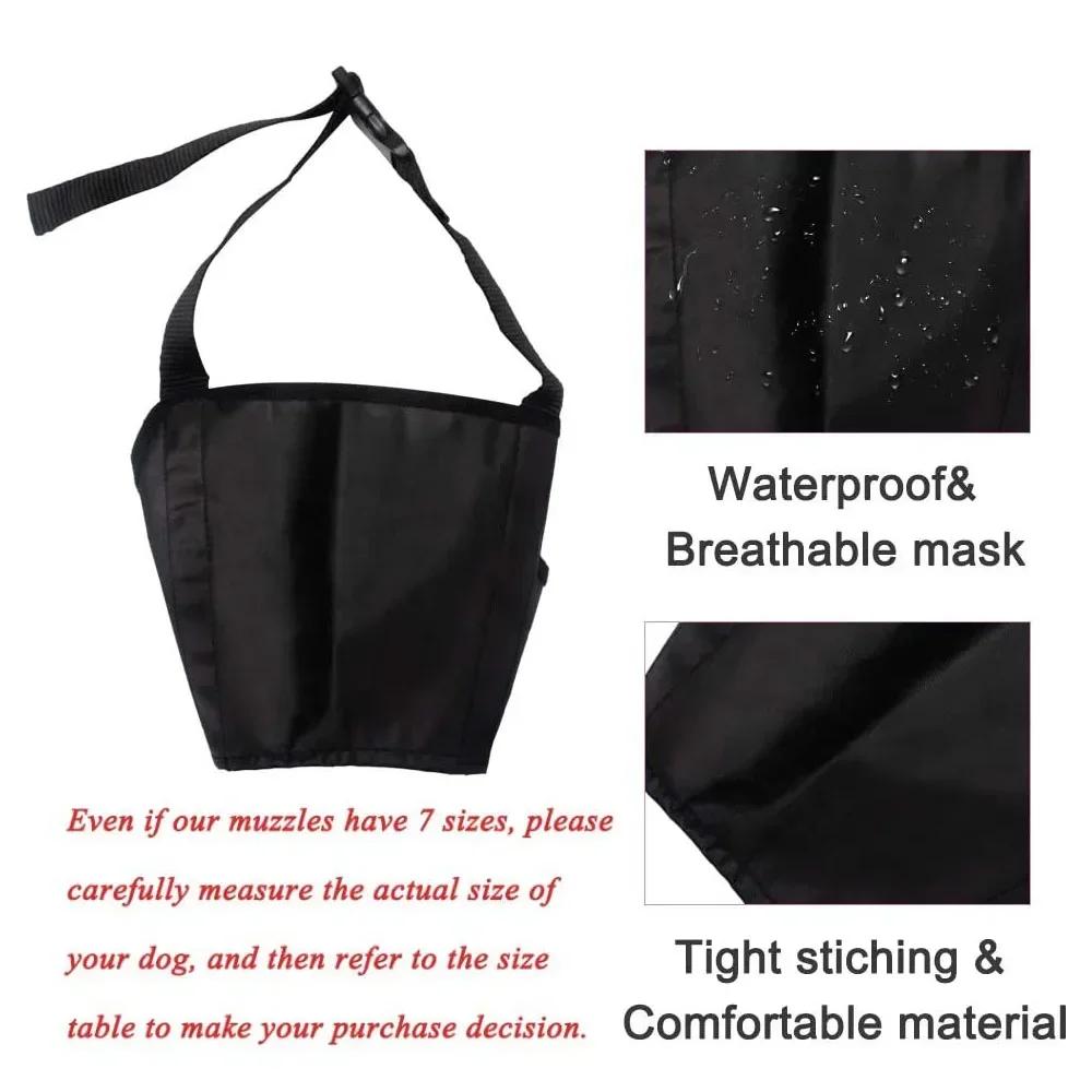Anti Barking Dog Muzzles for Small Medium Large Dogs Adjustable Breathable Dog Mouth Muzzle Anti Bite Pet Training Accessories