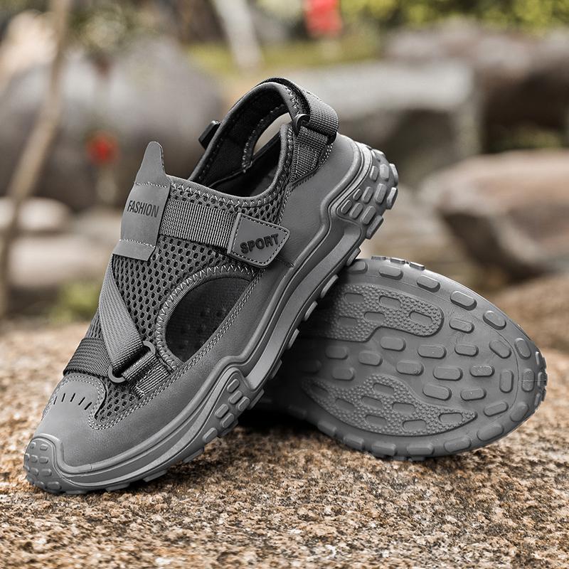 Мужские летние новые мужские сандалии большого размера — фото 11