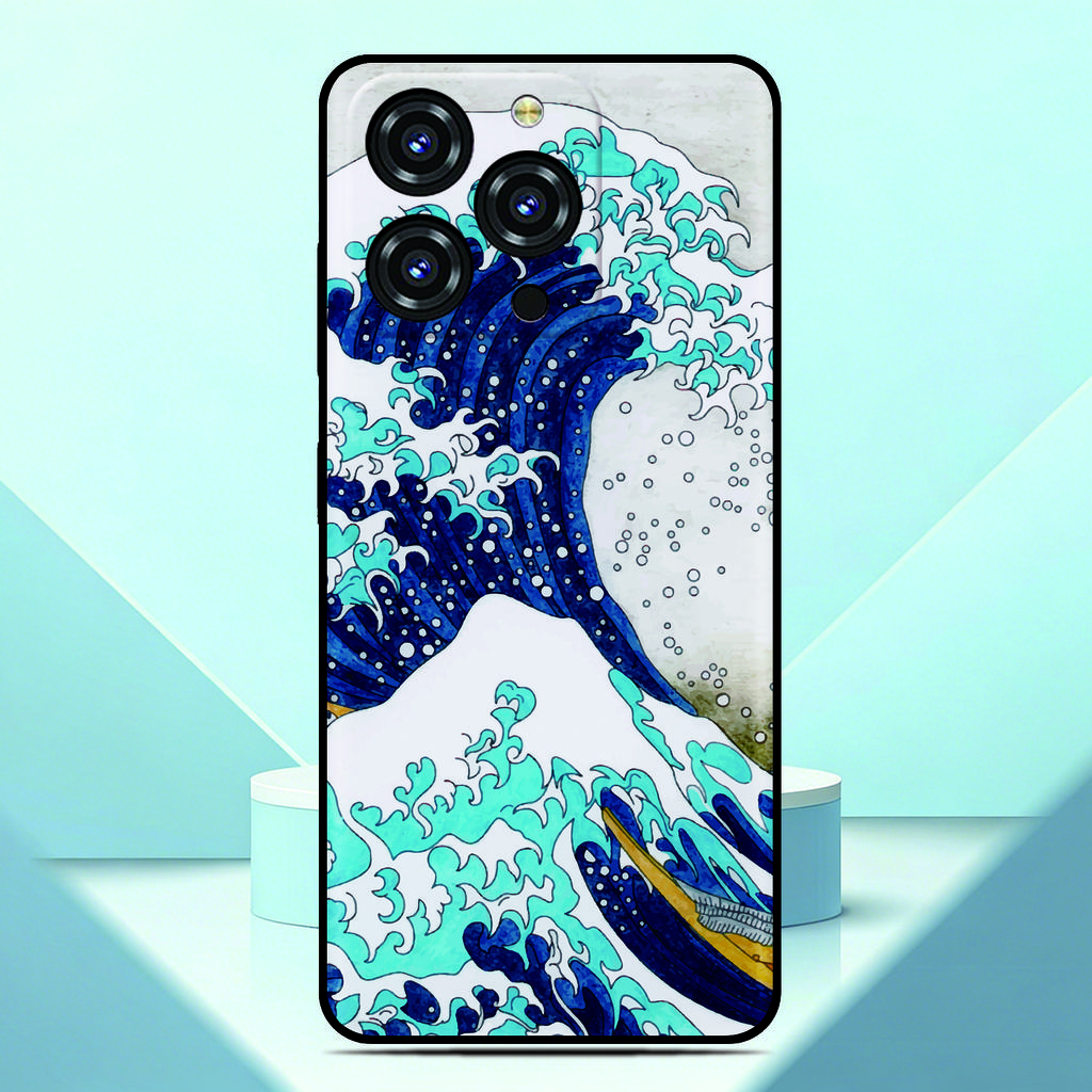 Wave Off Kanagawa Phone Case For Samsung Galaxy A57 A37 A27 5G A07 A16 A17 A36 A56 A53 A54 A35 A26 Custom Photo Image Back Cover