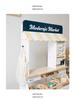 Wooden Playhouse Market Stall & Cash Register Toy for Kids' Supermarket Simulation