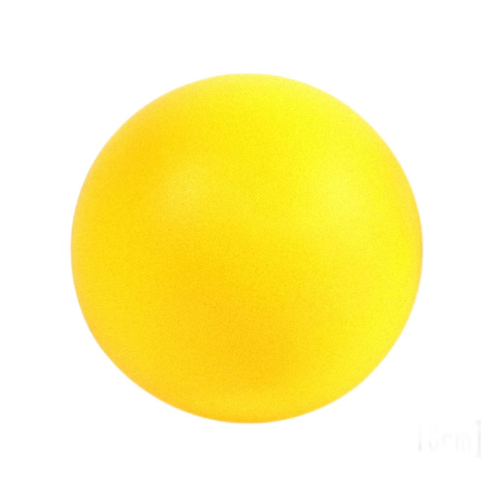 

18 см беззвучный мяч губка мягкий упругий мяч шумоподавление детский крытый спортивный мяч губка ракетка жёлтый