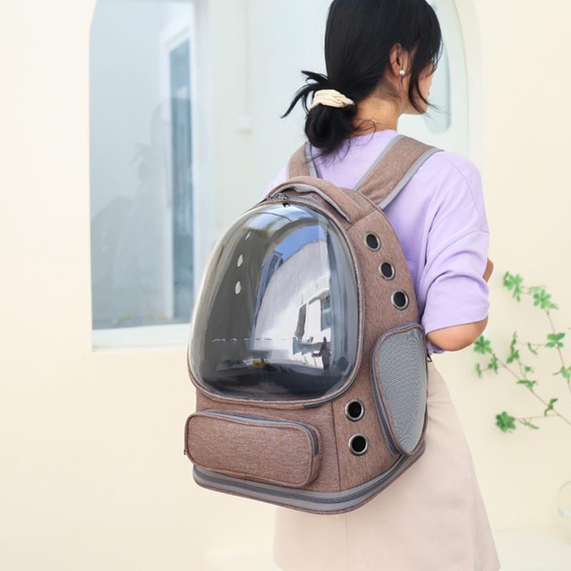 Cat Bag Space Capsule Backpack Portable Large Capacity Breathable Pet Bag Cat Backpack