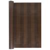 Balcony Privacy Screen Brown and Black 600 X 90 Cm Poly Rattan