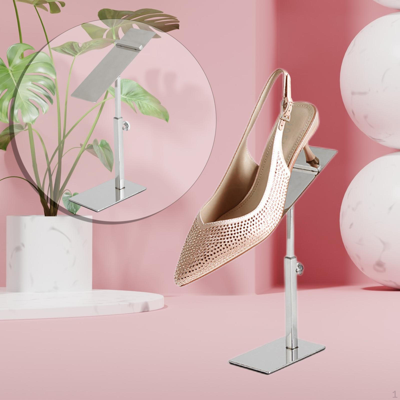 

для стійки для взуття, чоловічі шкіряні, жіночі високі сандалі, підйомник, магазин срібний