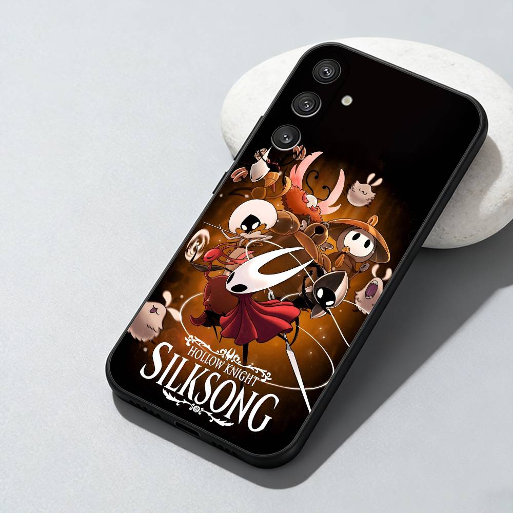 

H-Hollow K-Knight S-Silksong Phone Case For Samsung Galaxy A73,A72,A71,A70,A52,A51 Others Soft Black Cover Samsung a71 4g