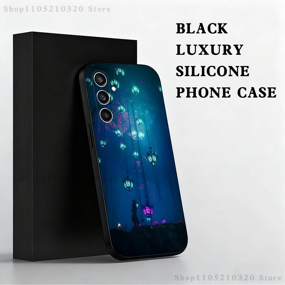 C-Clair O-Obscur Expedition 33 Phone Case For Samsung S25,S24 Ultra,S20,S30 plus,S22 plus,S23,S30 Ultra 5G Silicone Black Shell