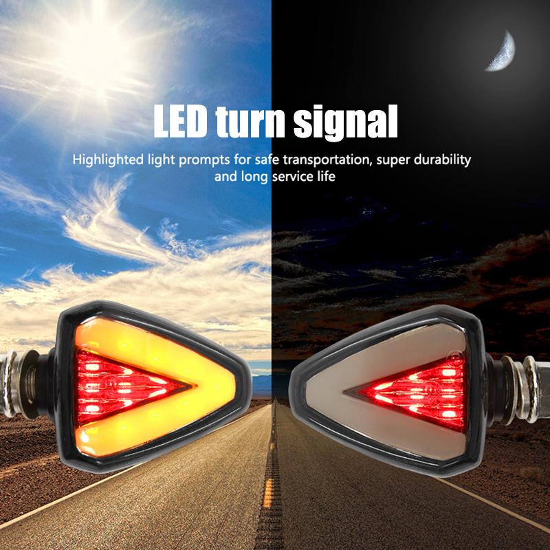 Sinal de Seta LED para Motocicleta CC 12V Luz de Aviso Anticolisão Mini Luz de Sinalização Drone Com Luz Estroboscópica Luz de Seta