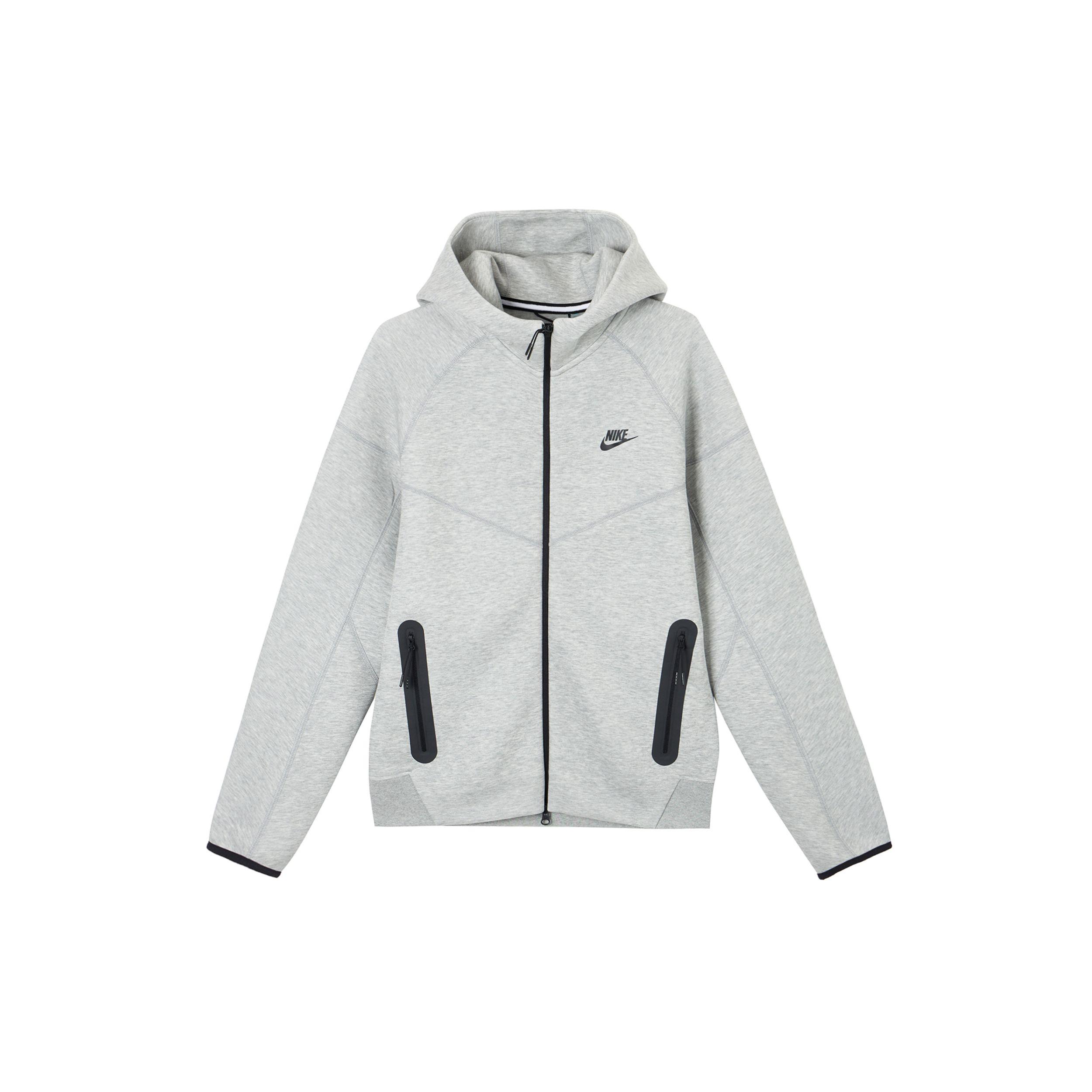 

Толстовка с капюшоном Nike Sportswear Tech Fleece Windrunner Full Zip темно-серого цвета/черного цвета для мужчин FB7921-063 XL
