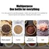 Refillable Wooden Spices Grinder Ceramic Core Grinding Bottle Manual Salt Mills  Restaurant