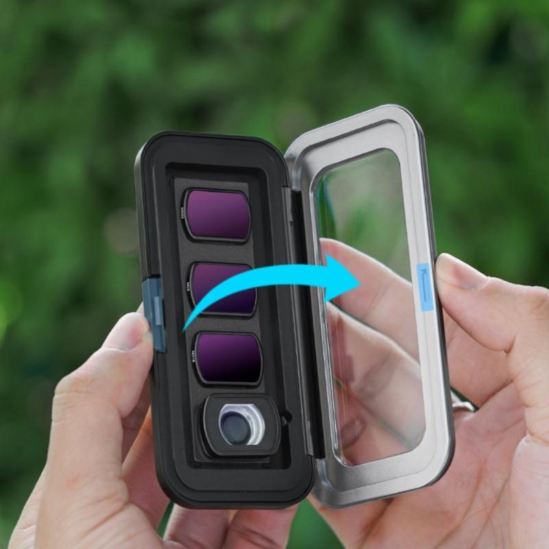 Magnetic Lens Filter Storage Case Protective Organizers for Pocket 3 Camera Accessories