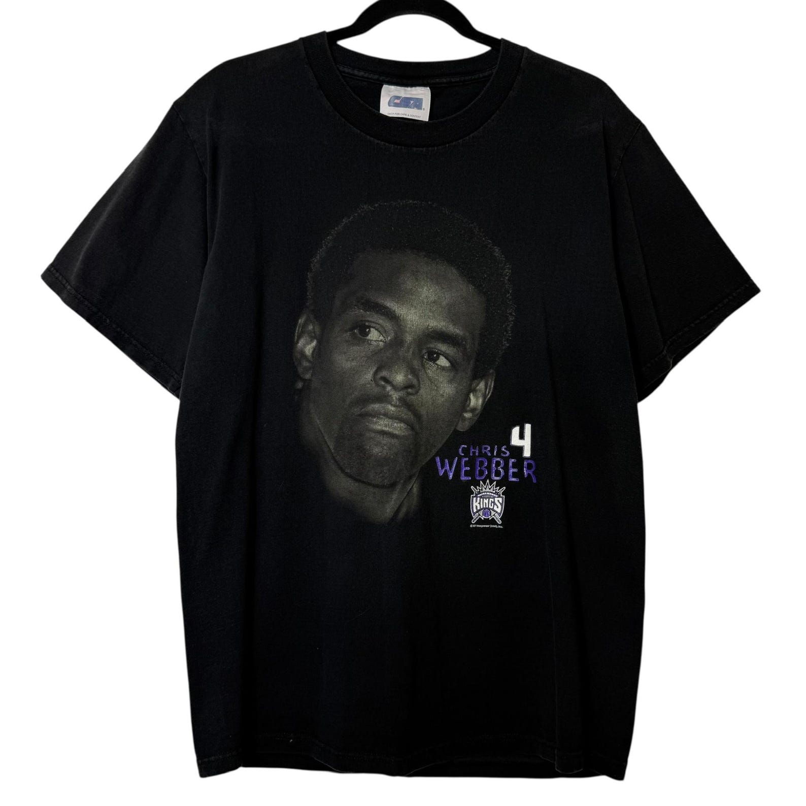 2000s Chris Webber Sacramento Kings NBA T shirt Sz M (A3037) XL