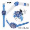 Swatch X OMEGA Exclusive Rubber Strap with Clicker Feature (Blue & White/Neptune)