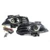Pair Car Front Lower Bumper Fog Light Grilles Cover Headlights Fog Lamp Set With Wiring Harness For Ford Mondeo Fusion