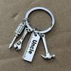 DIY Stainless Steel Keychain: Dad's Hammer & Tools for Father's Day