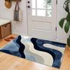 Abstract Geometric Style Living Room Small Rug, Easy To Take Care of Wear-resistant Bedroom Carpet, Soft Texture Kitchen Mat