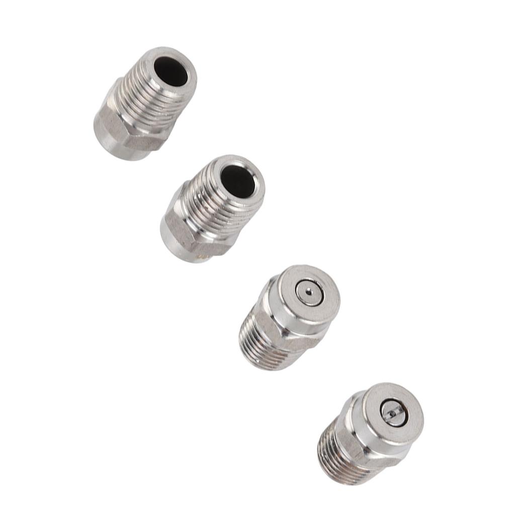 4Pcs Threaded Nozzles 22mm 304 Stainless Steel G1/4 External Thread Pressure Washer Accessories