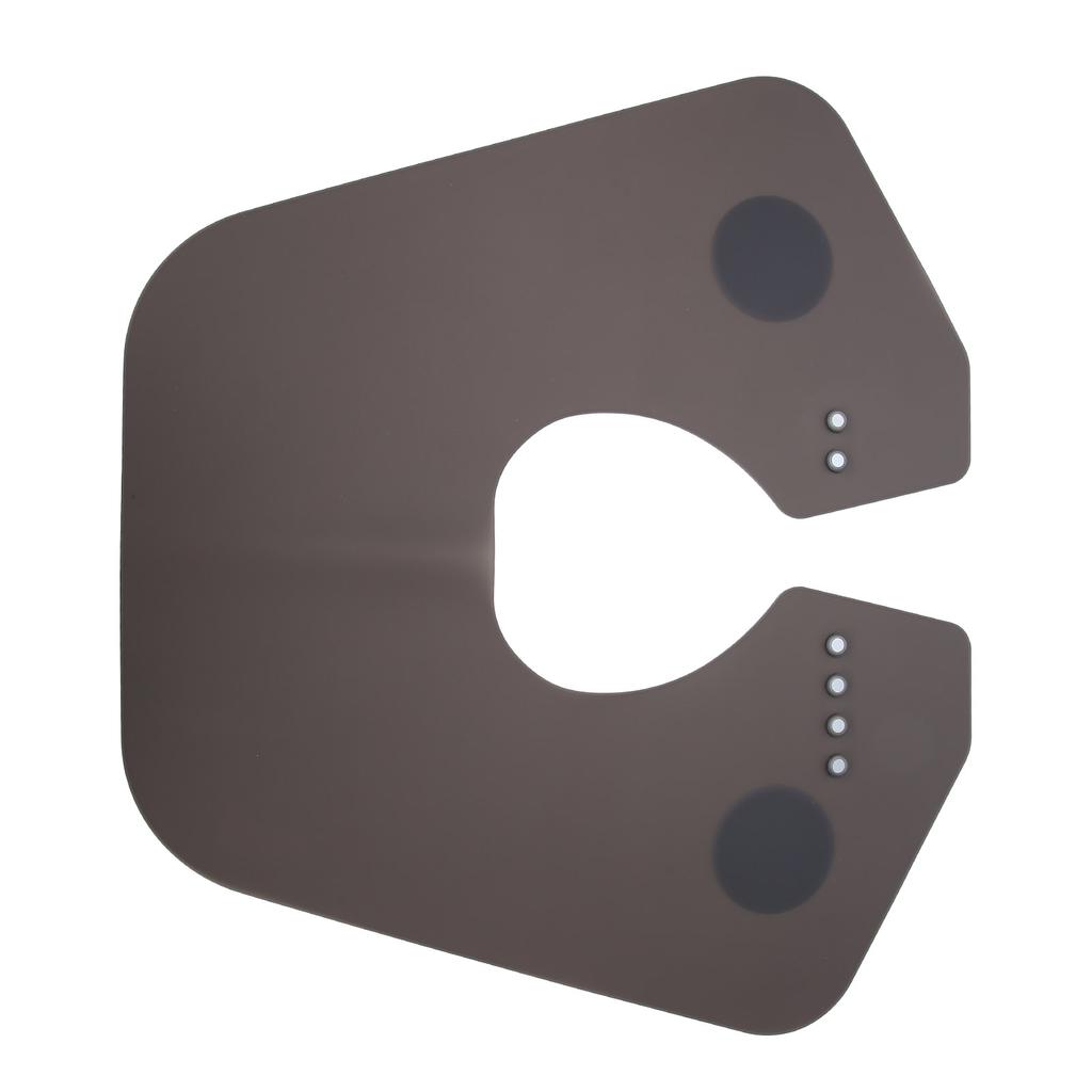 Professional Silicone Waterproof Hairdressing Shawl Barber Shop Hair Cutting Dyeing CapeBlack