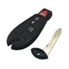Chrysler 3+1 Button Smart Key Shell - Start X2 Car Key Replacement