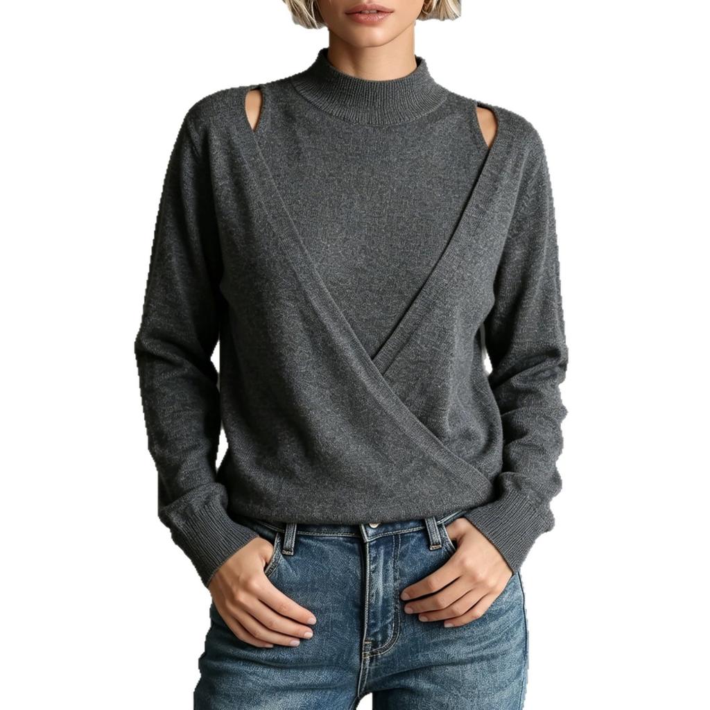 Women's Turtleneck Knitwear, Long Sleeve