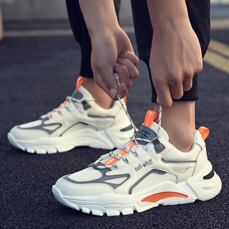 Fashion Men's Sneaker 2024 New Mesh Breathable Walking Shoes for Men Wild Platform Fashion Versatile Running Shoes zapatillas de hombre