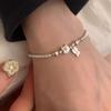 Simple Beaded Coiled Kitten Eating Fish Bracelet Cold Wind Temperament Niche Exquisite Versatile Bracelet