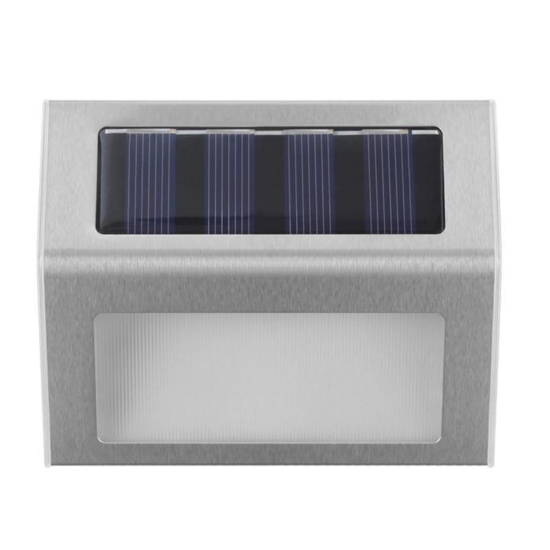 Solar Stainless Steel Outdoor Stair Light & Rainproof Wall/Fence Night Light