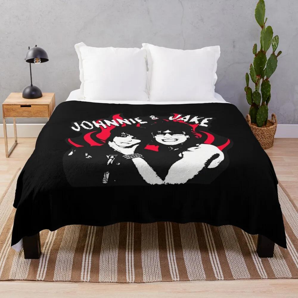 Jake And Johnnie Flames Throw Blanket Beach Fluffy Shaggy Multi-Purpose Extra Large Throw Blankets 75X95CM королевский синий
