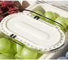 Portable Outdoor Picnic Fruit Preservation Box with Ice Compartments and Timer