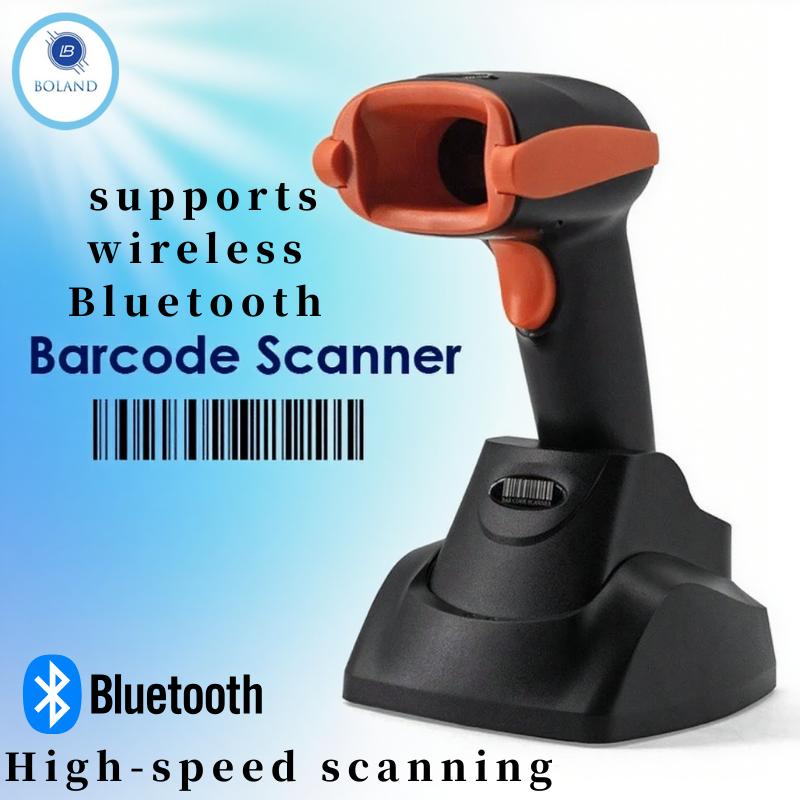 Bluetooth Wysoka precyzja Ręczny Automatyczny Kod kreskowy CMOS Obraz 1D laserowy Bezprzewodowy Skaner czytnik kodów kreskowych Zarządzanie zapasami
