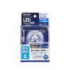 ELPA Waterproof LED Decorative Bulb, Mini Ball Shape, 26mm Base, G40, Clear Daylight White, LDG1CN-G-GWP255