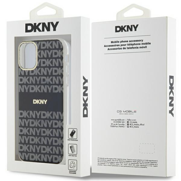 Dkny Dkhmn61Hrhsek Iphone 11 / Xr6.1 Czarny/Black Hardcase Iml Mono & Stripe Magsafe