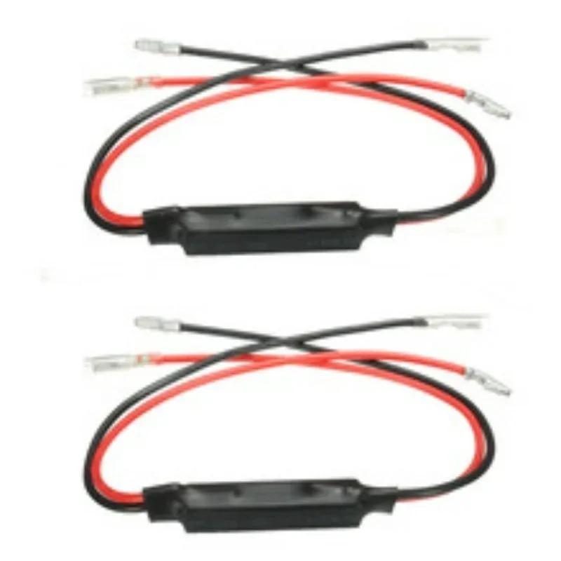 Universal for Motorcycle Flasher Turn Signal Indicator Resistor Adapter - Fix No Flash or Fast Flash Issues LED 12V New