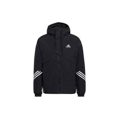 Giacca di Cotone a Maniche Lunghe con Cappuccio e Stampa Logo Color Block Uomo giacche Nero H50969