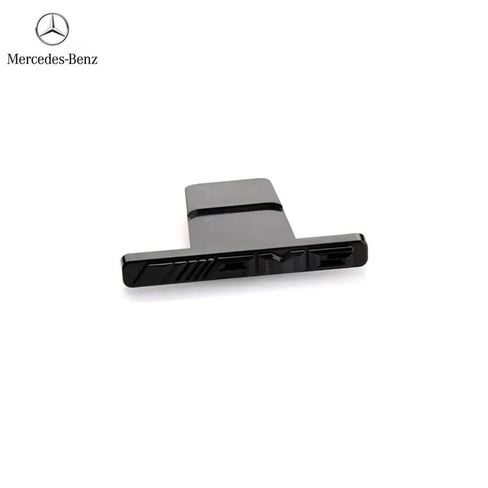 

2025 Для Mercedes-Benz 3D ABS Логотип Mercedes Benz Значок Эмблема Решетки AMG Для Mercedes GLC G-Class W204 W205 W212 W213 Модель GT AM чёрный