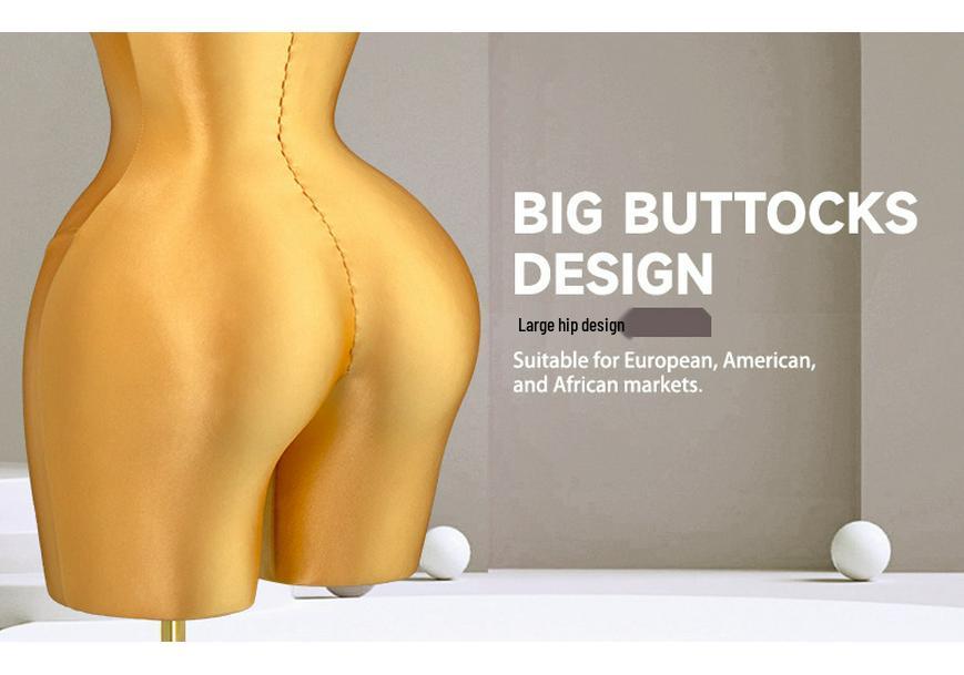 Plus-Size Fabric-Wrapped Mannequin: Women's Half-Body Display Stand, Pin-able for Clothing Store Window.